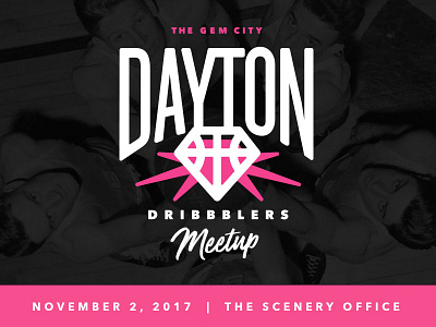 Dayton Dribble Meetup dayton designers dribbble meetup ohio pink team