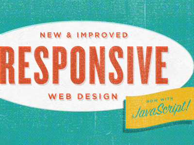 Responsive Foundry Post foundry halftone javascript red responsive teal texture yellow