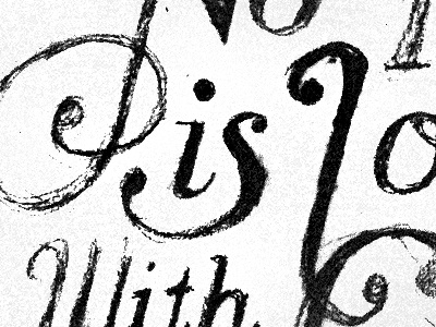 hand type black white hand drawn sketchy type