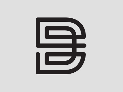 Letter "D" Icon black d gray icon monospace