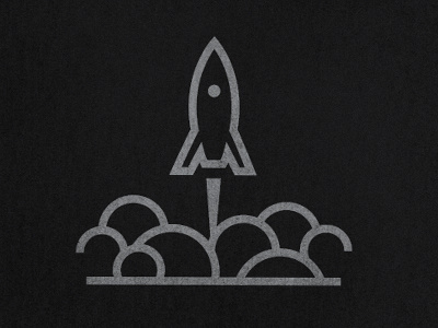 Space Bound black gray rocket smoke texture