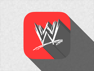 WWE iOS 7 Icon ios7 iphone sketch ui wwe