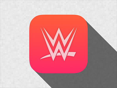 WWE Network iOS Icon ios7 iphone sketch ui wwe