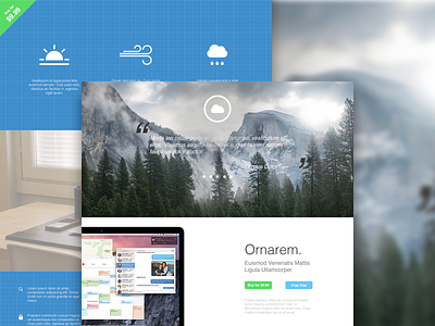 Web Design Template - Yosemite