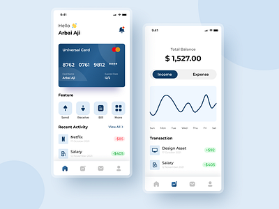 E-Wallet App Design