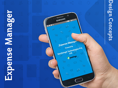 Expense Manager app branding mobile app development