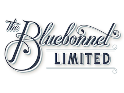 Dribbble First Entry Bluebonnet 01 bluebonnet lettering logo