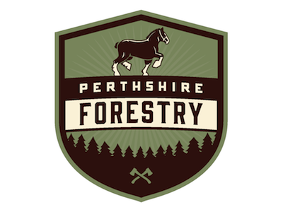 Perthshire Forestry badge logo