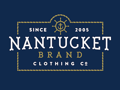 Nantucket Brand Clothing Co. by Lauren Griffin on Dribbble