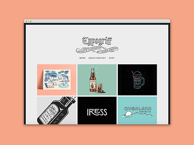 Portofolio Update branding portfolio typogriff website