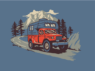 Expedition Portal Shirt mountains outdoors power wagon shirt truck