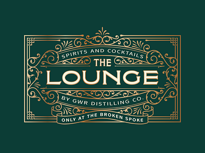 The Lounge bar filigree ornate