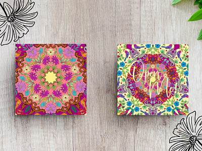 Mandala Art | Box Design boxdesign digital art graphic design mandala mandala art pattern design textile design