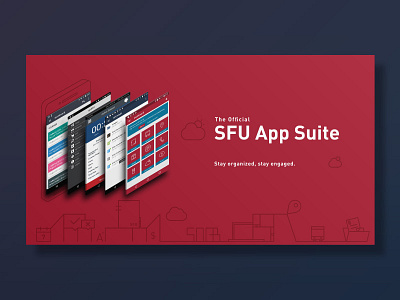 The Office App Suite app branding flat illustration vector