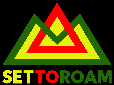 Set To Roam Rastafarian Logo Design design designers green logo logo design logo designer rastafarian red yellow