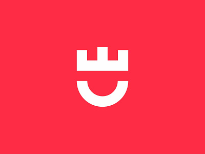 Smile Fort branding creative logo fort graphic design logo design minimalist logo smile