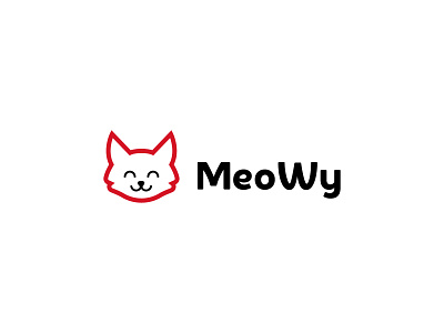 MeoWy Cat Logo branding cat logo creative logo minimalist logo