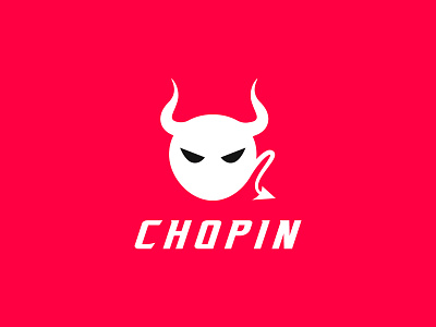 Chopin Gaming Logo Mark creative logo devil devil logo evil logo gaming logo mascot