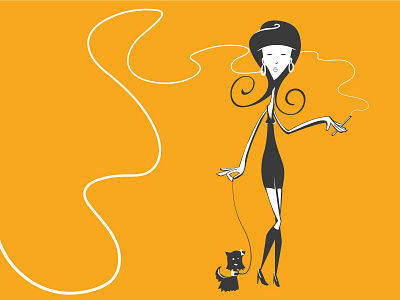 Fashion 2d art branding character fashion flat illustration illustrator minimal simple design smoke women