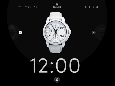 Rolex watch webslider buy online clean and modern ui design clock creative design shop online shopping watch watches website