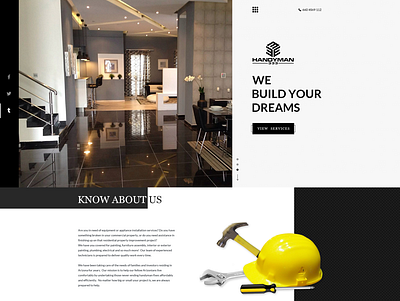 Home improvement Website Design required bootstrap 4 clean and modern ui design creative design design product page ui website