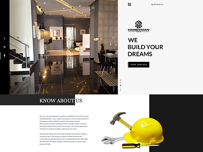 Home improvement Website Design required