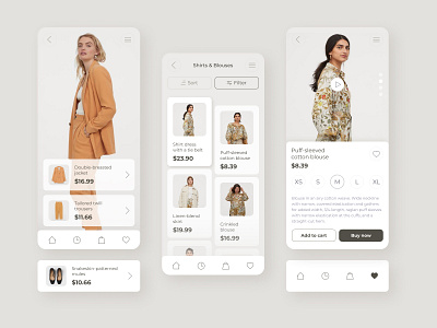 Internet-shop clothes by Ksenia Savanchuk on Dribbble