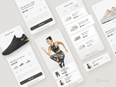 Nike Internet-shop app design internet ios nike nike running nike shoes shoes shop sport sports branding sports design ui ux web