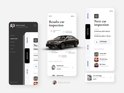 Design app for car service station