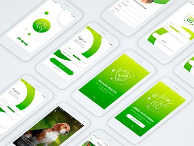 Zoozam app for IOS app branding design type ui ux web website