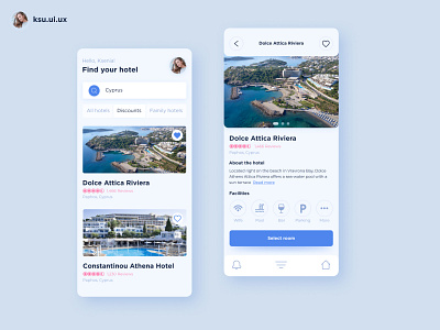 Hotel Booking Concept app booking find flat guest hostel hotel house ios room search trip ui ux web