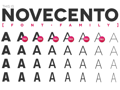 novecento font family download