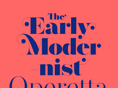 Operetta font in use clean didone elegant fashion font logo optical serif type typography