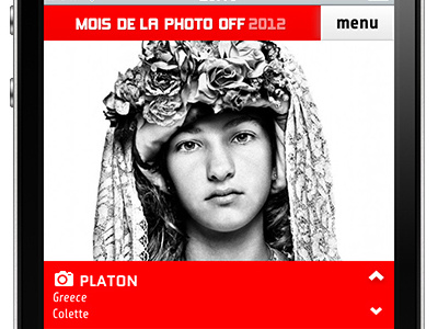 Mois de la Photo-OFF 2012 responsive web site html5 photography responsive retina svg webfont webfont icons