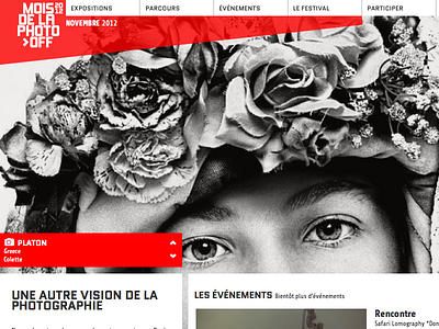 Mois de la Photo-OFF 2012 responsive web site