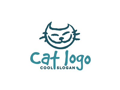cat logo concept