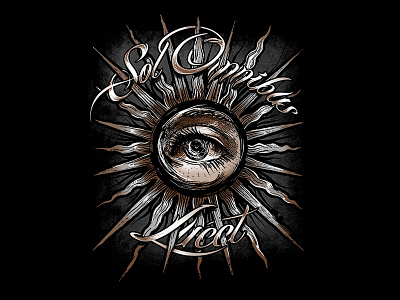 sol omnibus lucet alchemy awareness consciousness divine eye gothic metal mystical spiritual sun sunshine t shirt t shirt design universe