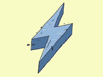 stone lightning bolt?