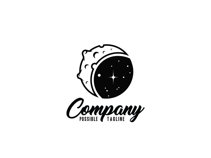 Moon logo by Boris Rayich on Dribbble