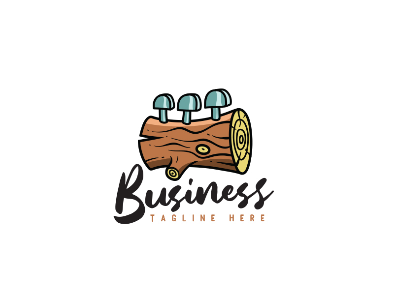 Guitar wood logo by Boris Rayich on Dribbble