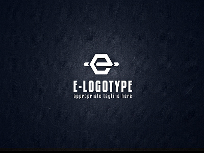 e logotype branding clean cool corporate hi tech logo logo concept logo design minimal modern simple techno technology