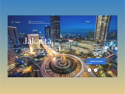 Jakarta app design illustration ui ux web website