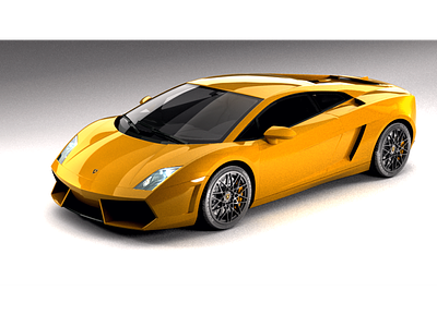Lamborghini Gallardo automotive c4d cinema 4d gallardo lamborghini lighting physical render rendering texturing