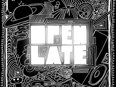 OPEN LATE Cover Art illustration photoshop