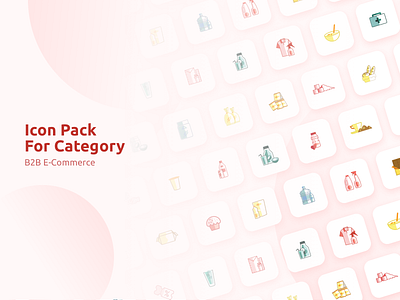 Icon Pack for Category Groceries B2B E-Commerce branding design ecommerce food and beverage groceries icon design icon set iconography icons illustration illustrator mobile app retail retail store uiux uiuxdesign userinterface