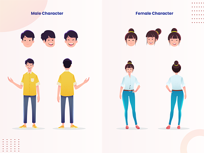 Character Asset for Motion Graphics Video asset character character animation character design graphic design illustration motion graphic motion video
