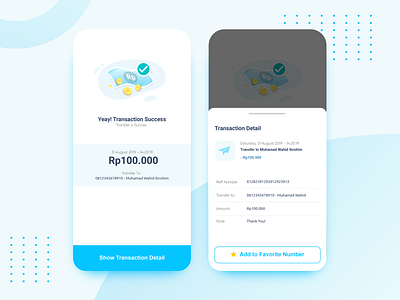 Success Transaction Page for Emoney app emoney emoney ui emptystate illustration mobile app onboarding ui uidesign uiux uiuxdesign userinterface vector