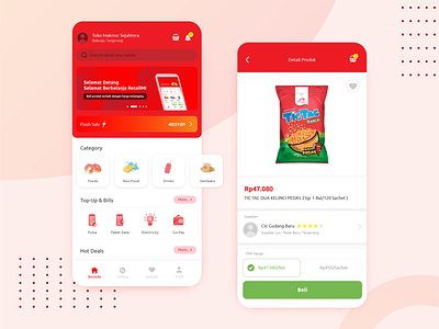 Home Page Retail App