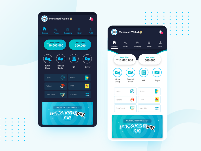 Dark Mode UI Exploration by Muhamad Wahid Ibrohim on Dribbble