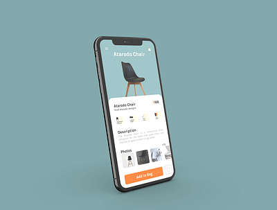 Atarodo Chair ecommerce uidesign uxdesign